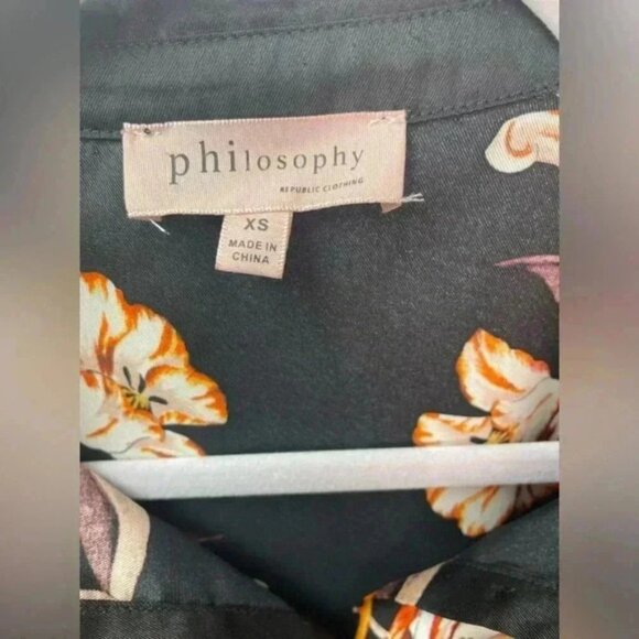 Philosophy long sleeve blouse size XS casual/work/ going out - Picture 3 of 8